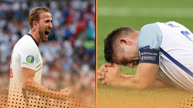Contrasting emotions at the business end of tournaments.