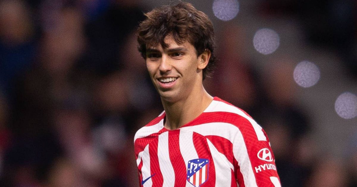 Joao Felix of Atletico de Madrid looks on