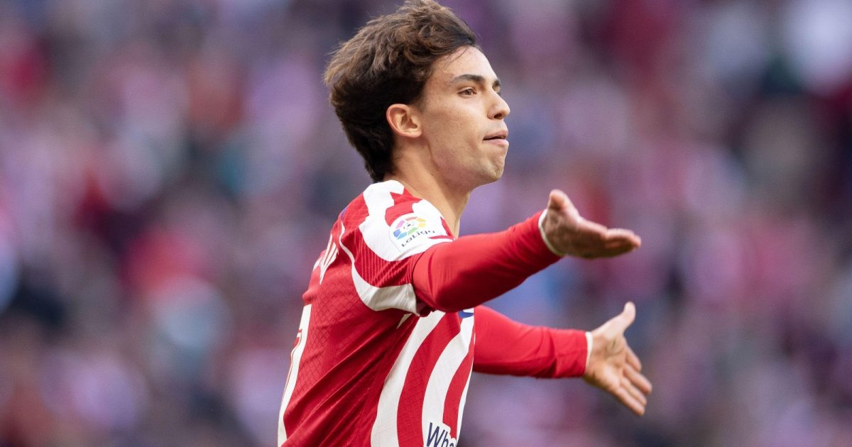 Joao Felix during the La Liga match between Atletico Madrid and Espanyol at Estadio Metropolitano, Madrid, November 2022.