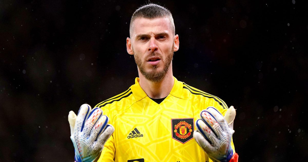 Manchester United goalkeeper David de Gea during the Premier League match at Old Trafford, Manchester. Picture date: Tuesday January 3, 2023.