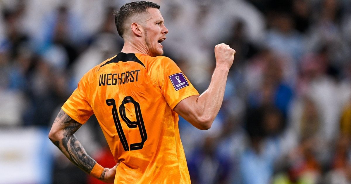 Wout Weghorst of the Netherlands reacts during the Quarter Final - FIFA World Cup Qatar 2022 match between Netherlands and Argentina at the Lusail Stadium on December 9, 2022 in Lusail City, Qatar