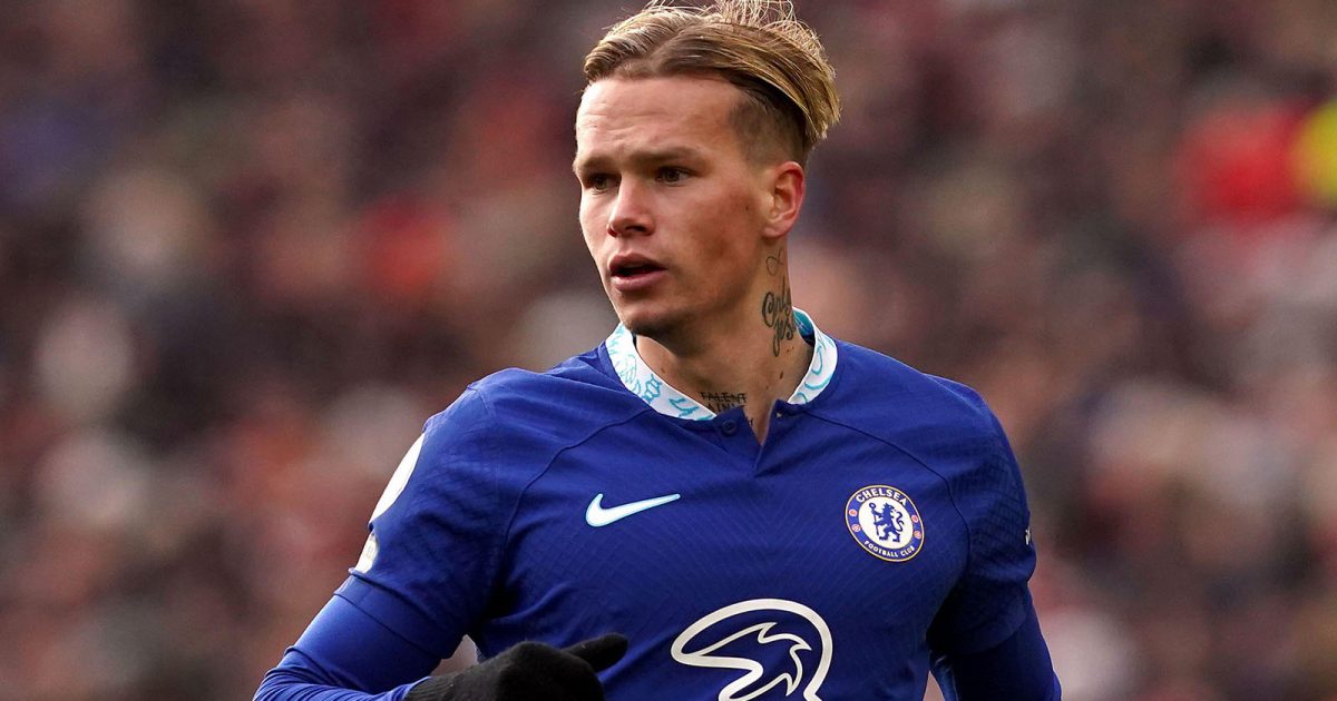 Chelsea’s Mykhailo Mudryk during the Premier League match at Anfield, Liverpool. Picture date: Saturday January 21, 2023.