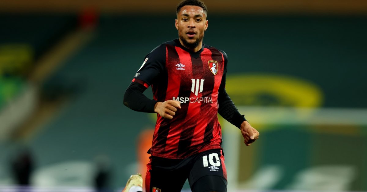 Arnaut Danjuma during the Championship match between Norwich City and Bournemouth at Carrow Road, Norwich, April 2021.