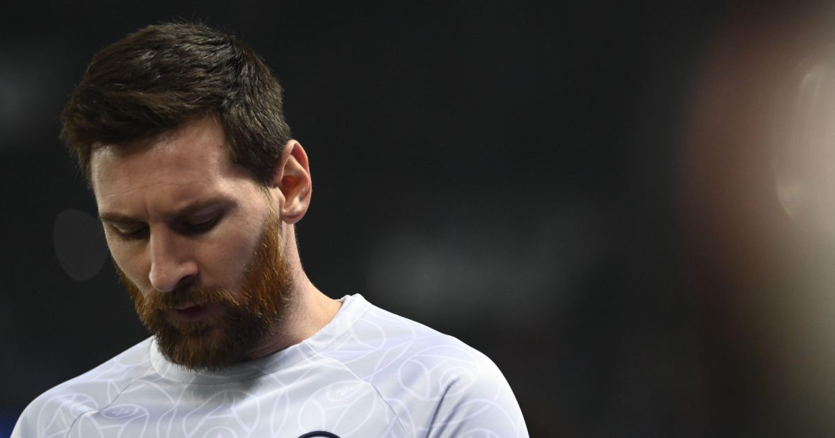 Lionel Messi during the Champions League 2023 Round of 16 match between PSG and Bayern Munich at the Parc des Princes in Paris on 14 February 2023