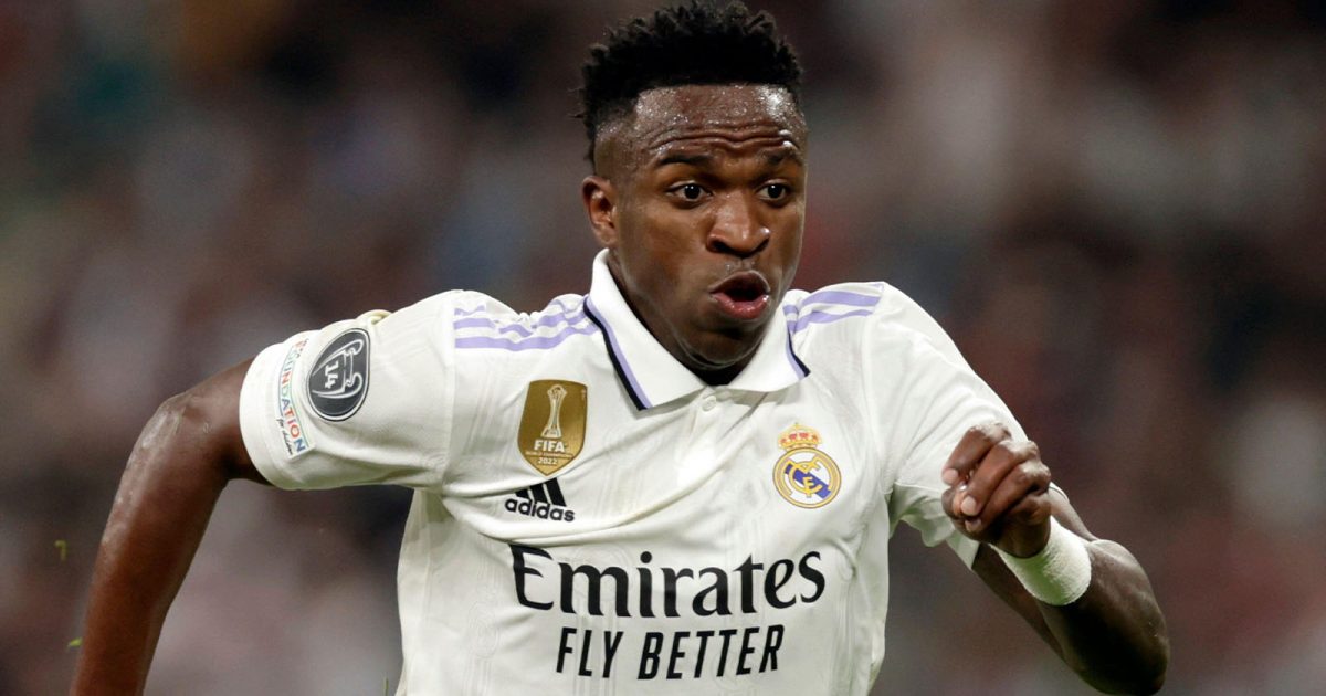 Vinicius Junior of Real Madrid CF during Real Madrid vs Liverpool CF Champions League match on March 15, 2023 at Santiago Bernabeu