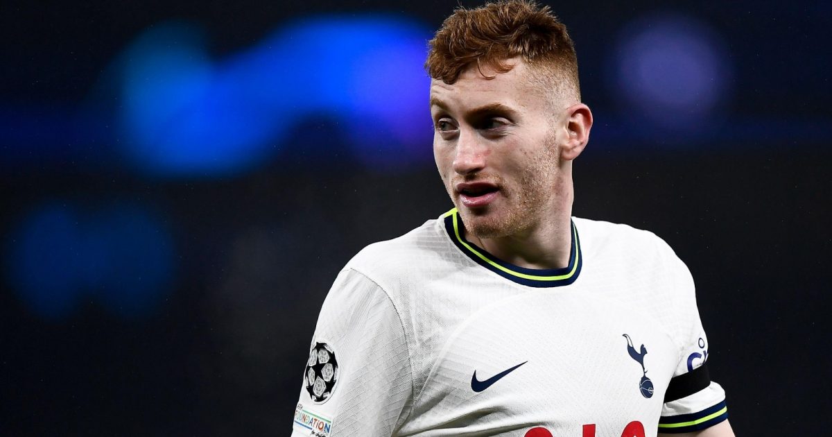 Dejan Kulusevski during the UEFA Champions League match between Tottenham Hotspur and AC Milan at Tottenham Hotspur Stadium, London, March 2023.