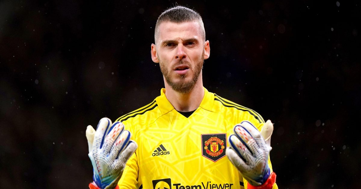 Manchester United goalkeeper David de Gea during the Premier League match at Old Trafford, Manchester. Picture date: Tuesday January 3, 2023.