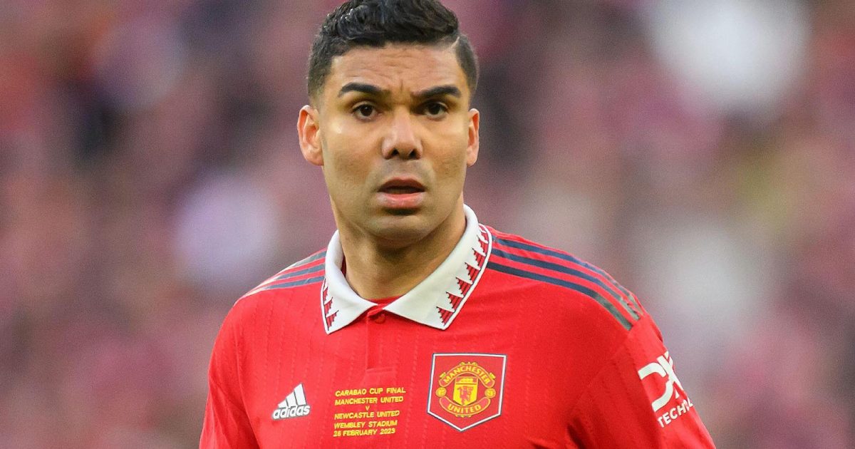 Manchester United v Newcastle United - Carabao Cup - Final - Wembley Stadium Manchester United's Casemiro during the Carabao Cup Final.