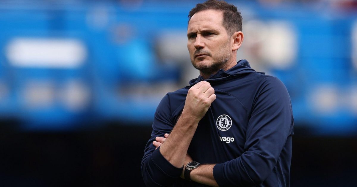London, UK. 15th Apr, 2023. Frank Lampard, Manager of Chelsea looks on during the warm up before the Premier League match at Stamford Bridge, London.