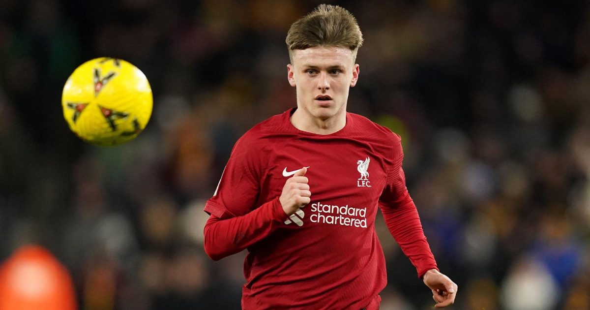 Liverpool's Ben Doak during the Emirates FA Cup third round replay match at Molineux Stadium, Wolverhampton.