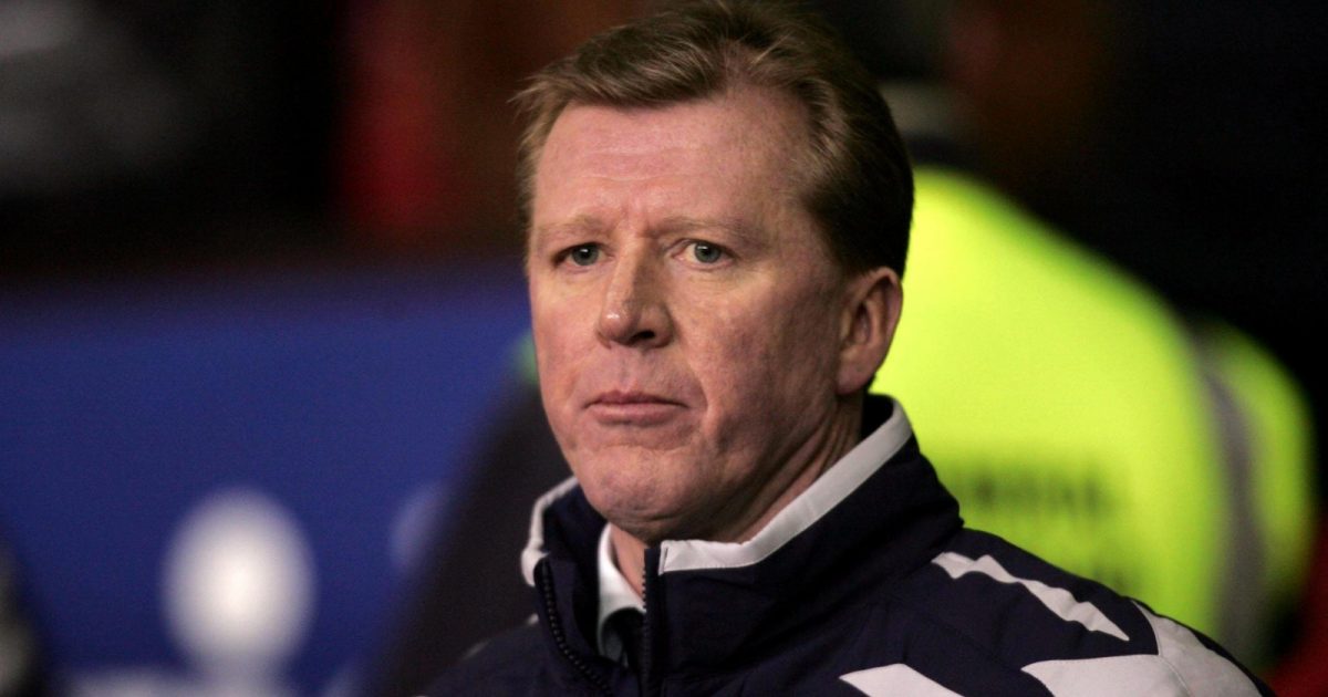 Steve McClaren during the international match between England and Spain at Old Trafford, Manchester, February 2007.