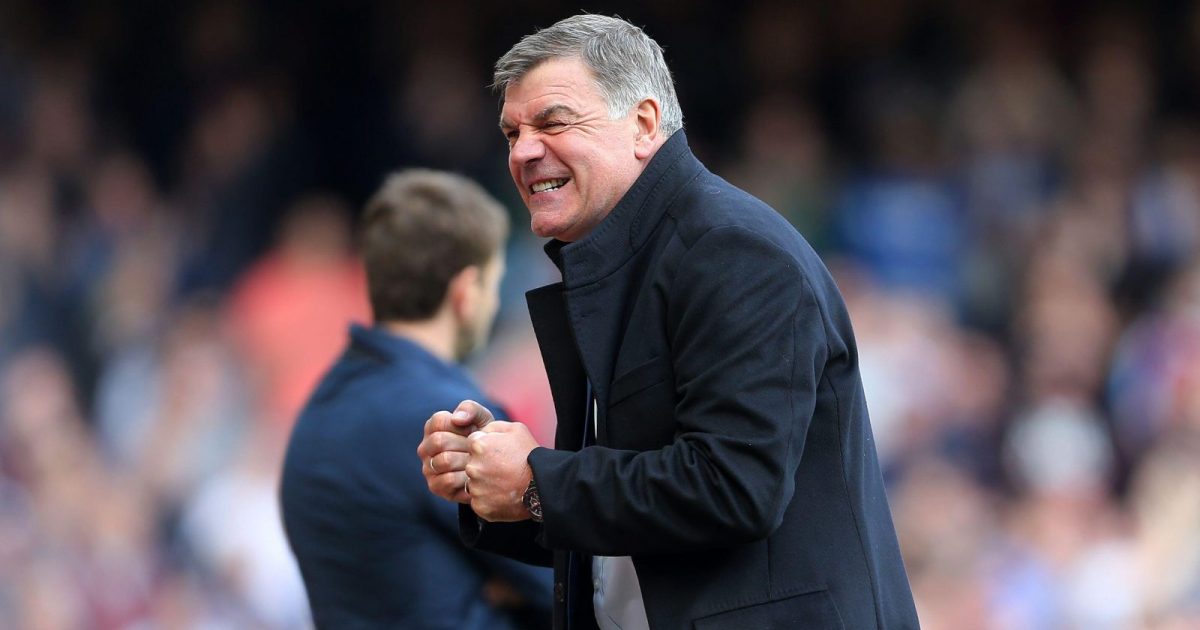 May 3, 2014 - London, United Kingdom - West Ham's Sam Allardyce celebrates his sides second goal..West Ham United vs Tottenham Hotspur - Barclays Premier League - Upton Park - London - UK - 03/05/2014