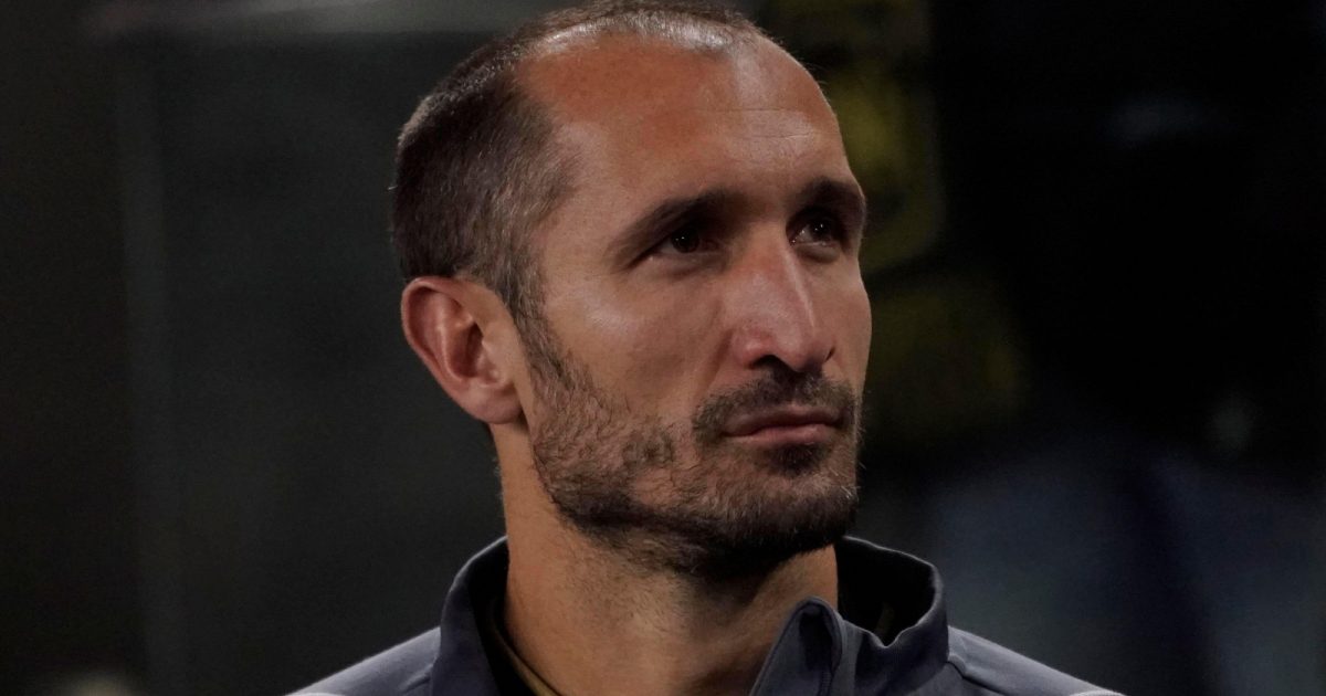 Giorgio Chiellini before the MLS match between LAFC and New England Revolution at BOM Stadium, Los Angeles, United States, March 2023.