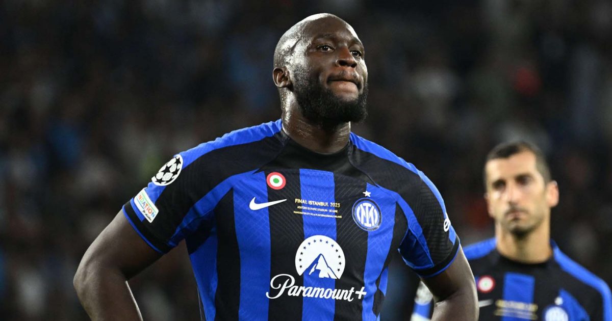 Istanbul, Turkey. 10th June 2023. Romelu Lukaku (Inter) during the UEFA Champions League Final match between Manchester City 1-0 Inter at Ataturk Olympic Stadium on June 10, 2023 in Istanbul