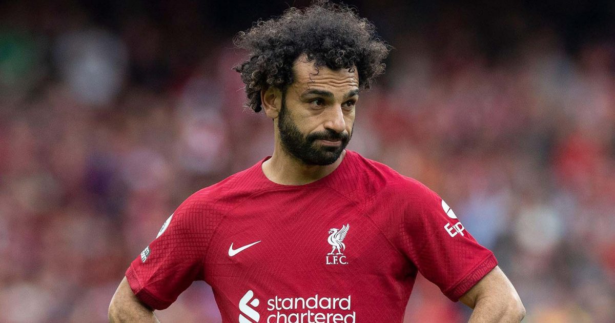 Mo Salah #11 of Liverpool during the Premier League match between Liverpool and Brentford at Anfield, Liverpool on Saturday 6th May 2023.