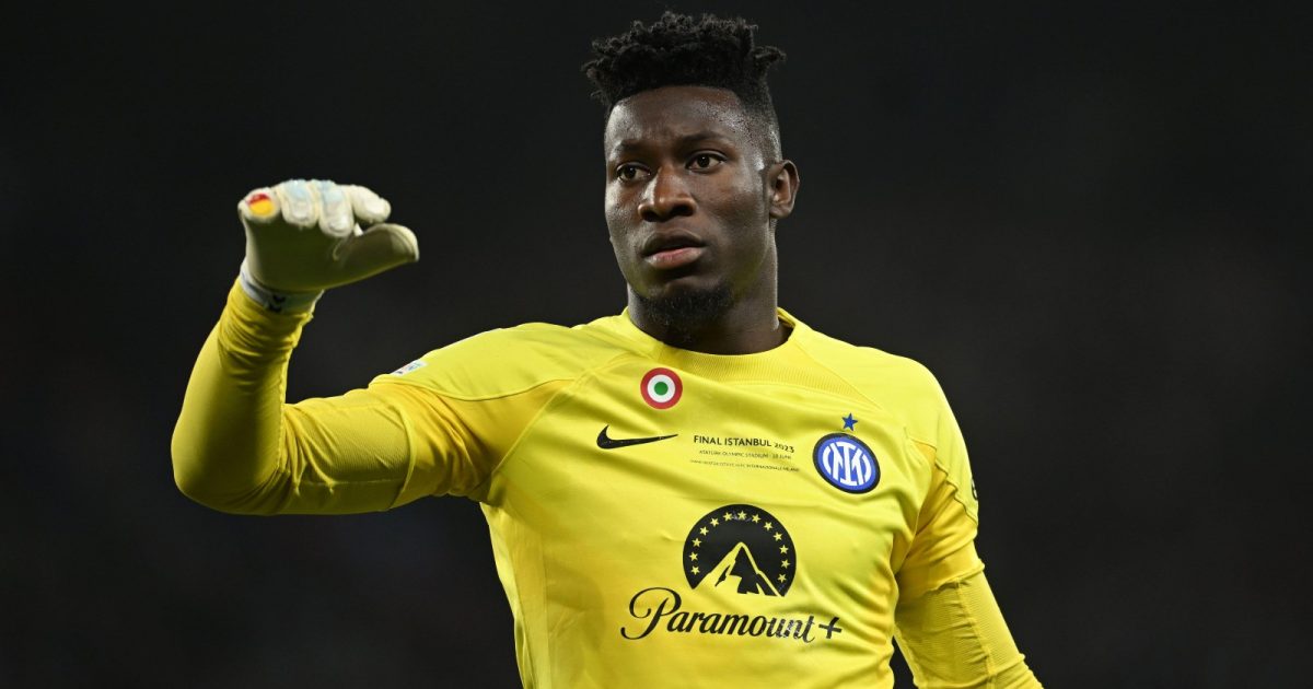 Andre Onana (Inter) during the UEFA Champions League Final match between Manchester City 1-0 Inter at Ataturk Olympic Stadium on June 10, 2023 in Istanbul, Trkiye.