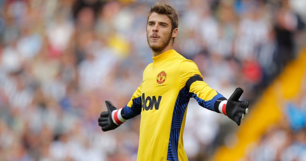 Manchester United goalkeeper David De Gea..Barclays Premier League..West Bromwich Albion v Manchester United..14th August, 2011.