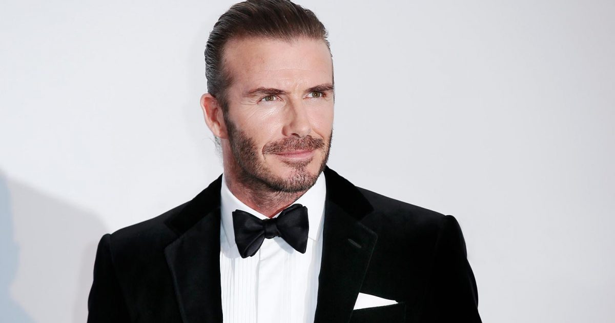David Beckham arrives at the amfAR Gala Cannes 2017 at Hotel du Cap-Eden-Roc on May 25, 2017