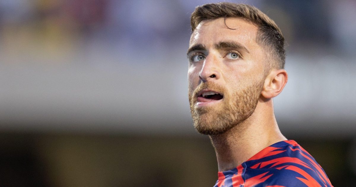 Matt Turner (1 U.S. Men's National Soccer Team) looks on before the CONCACAF Gold Cup football match between the U.S. Men's National Soccer Team and Jamaica on Saturday June 24 at Soldier Field, Chicago, USA.