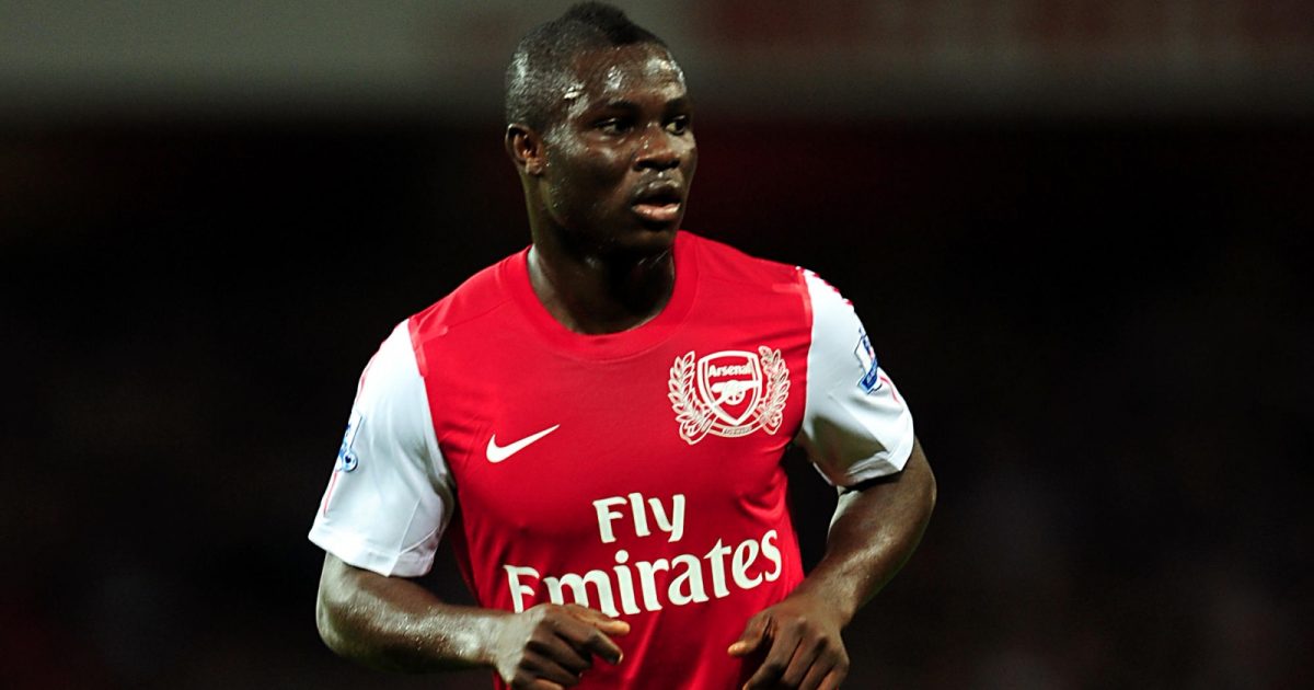 Soccer - Carling Cup - Third Round - Arsenal v Shrewsbury Town - Emirates Stadium. Emmanuel Frimpong, Arsenal
