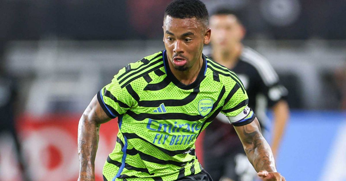 Gabriel Jesus of Arsenal during the MLS All-Star Game between Arsenal FC and MLS All-Stars