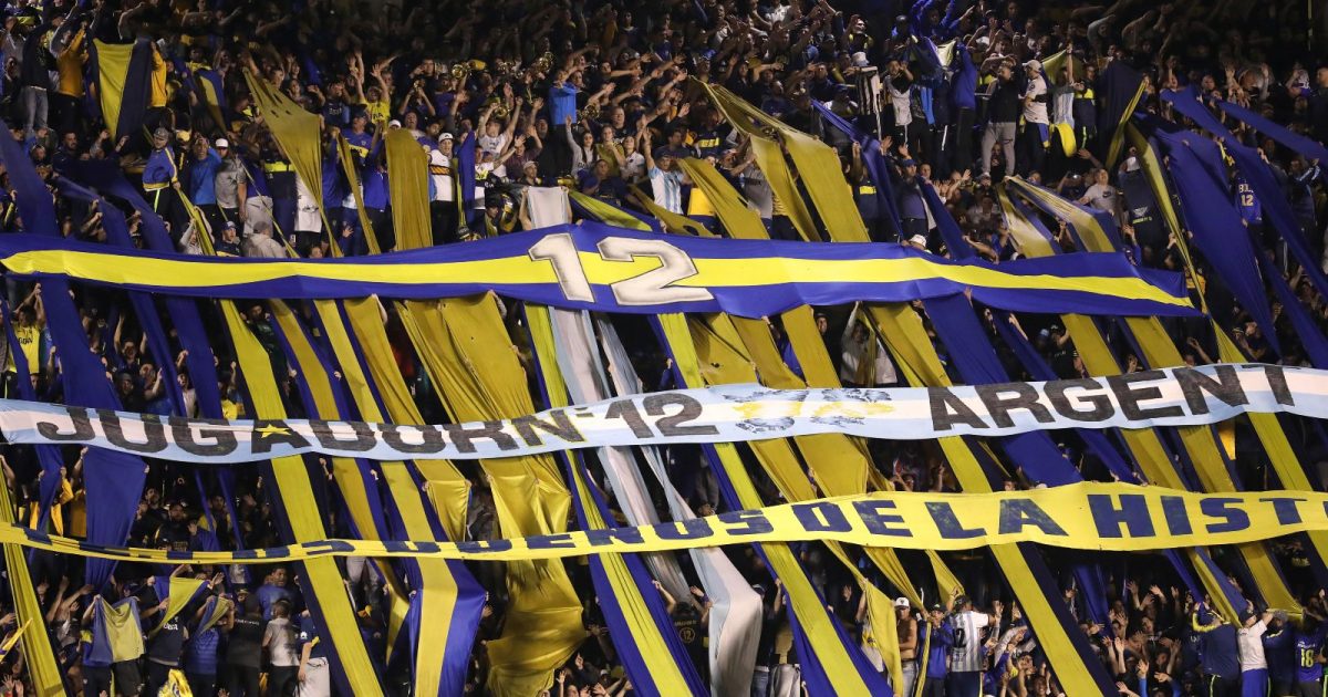 Boca Juniors fans in September 2018