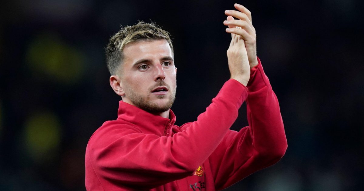 Mason Mount during the Premier League between Manchester United and Wolverhampton Wanderers at Old Trafford, Manchester, August 2023.