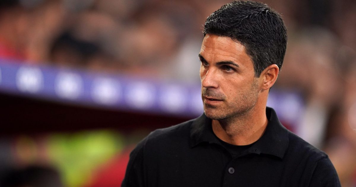 Arsenal manager Mikel Arteta during the Premier League match at Selhurst Park