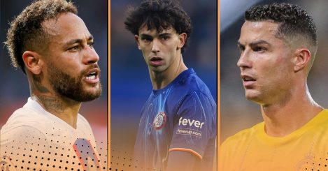 The 10 players with the highest combined transfer fees: Joao Felix enters top five…