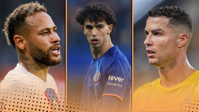 Joao Felix's move to Al-Nassr has put him alongside Neymar and Cristiano Ronaldo on this list.