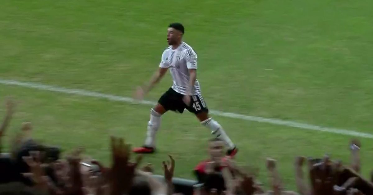 Oxlade-Chamberlain celebrates his first Besiktas goal (credit @beINSPORTS_TR Twitter)