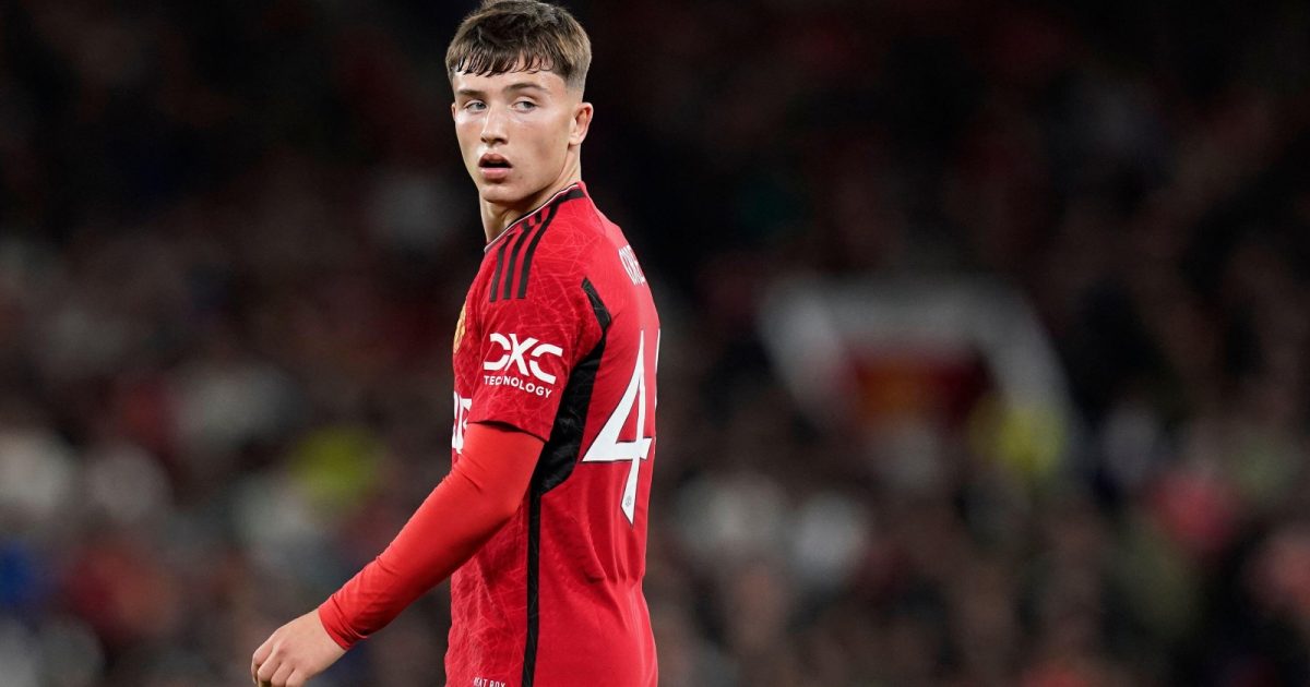 MANCHESTER, ENGLAND, 26th September 2023. Daniel Gore of Manchester United during the Carabao Cup match at OLD TRAFFORD, MANCHESTER.