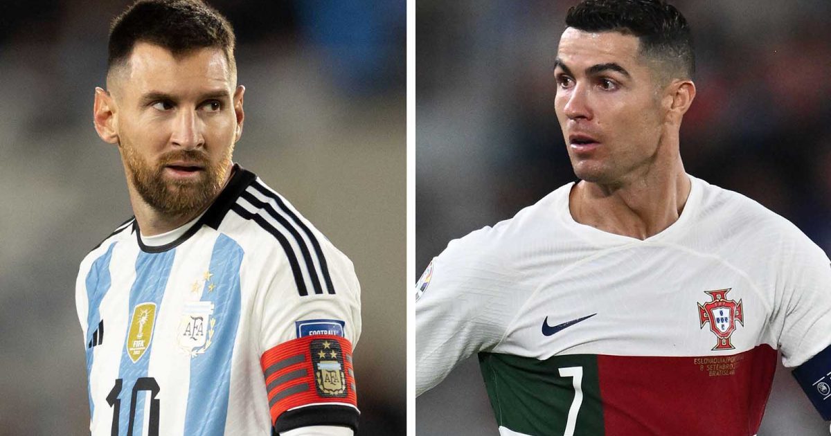 Lionel Messi and Cristiano Ronaldo on international duty