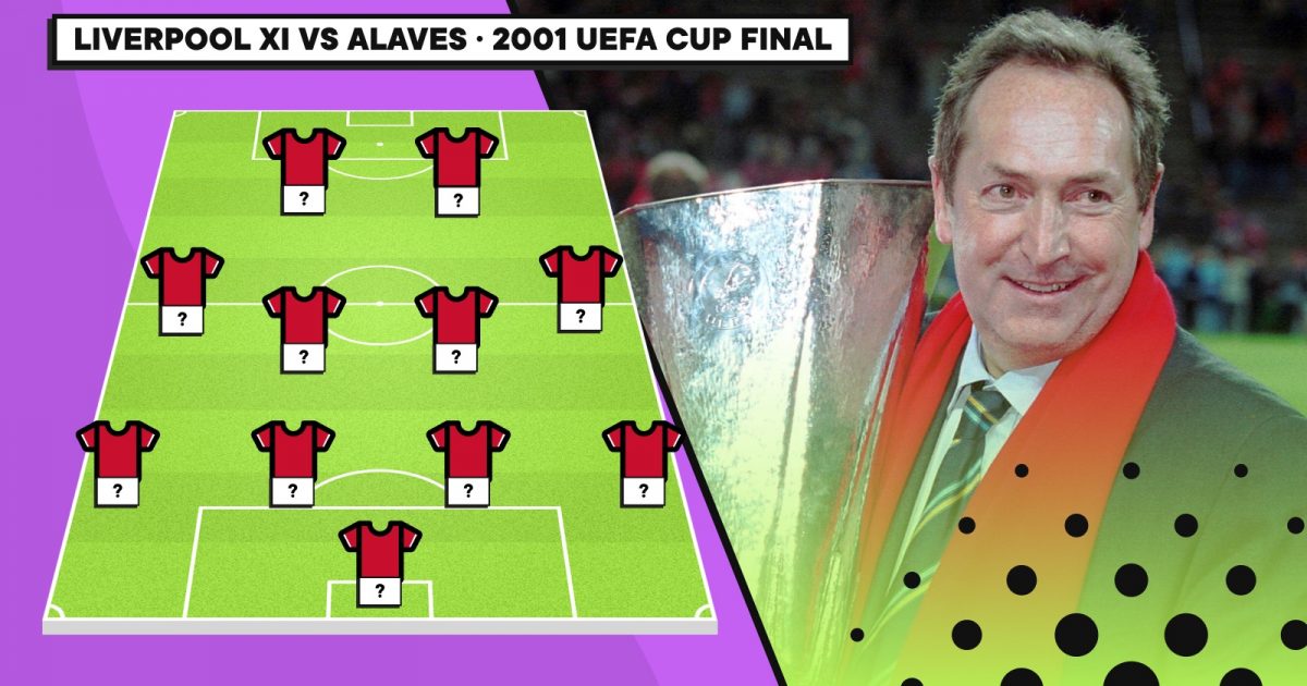 Liverpool Line-Up Quiz 2001 UEFA Cup Final Alaves
