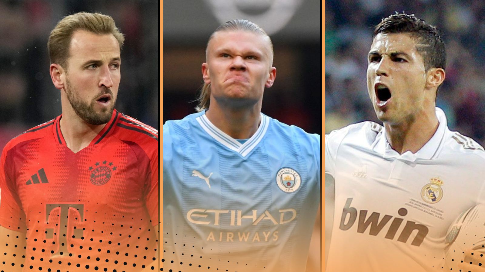 The fastest players to reach 50 goals in Europe’s big leagues since 2000: Kane, Ronaldo, Haaland…
