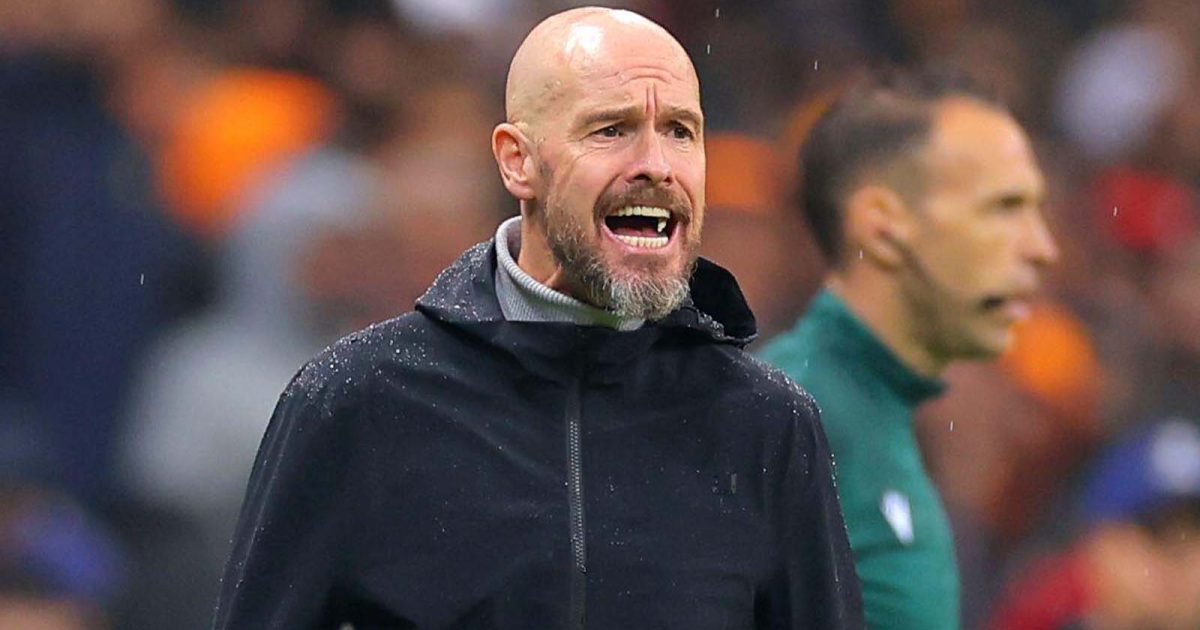 Manchester United's head coach Erik ten Hag
