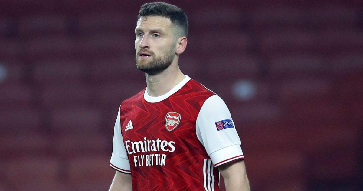 Arsenal's Shkodran Mustafi during the UEFA Europa League match at the Emirates Stadium, London. Picture date: 5th November 2020.