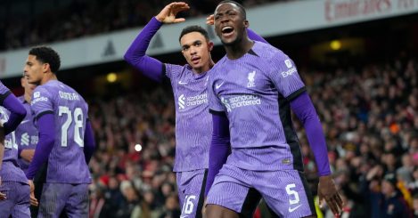 Ibrahima Konate’s goal-saving block belonged in the opening scene of Saving Private Ryan