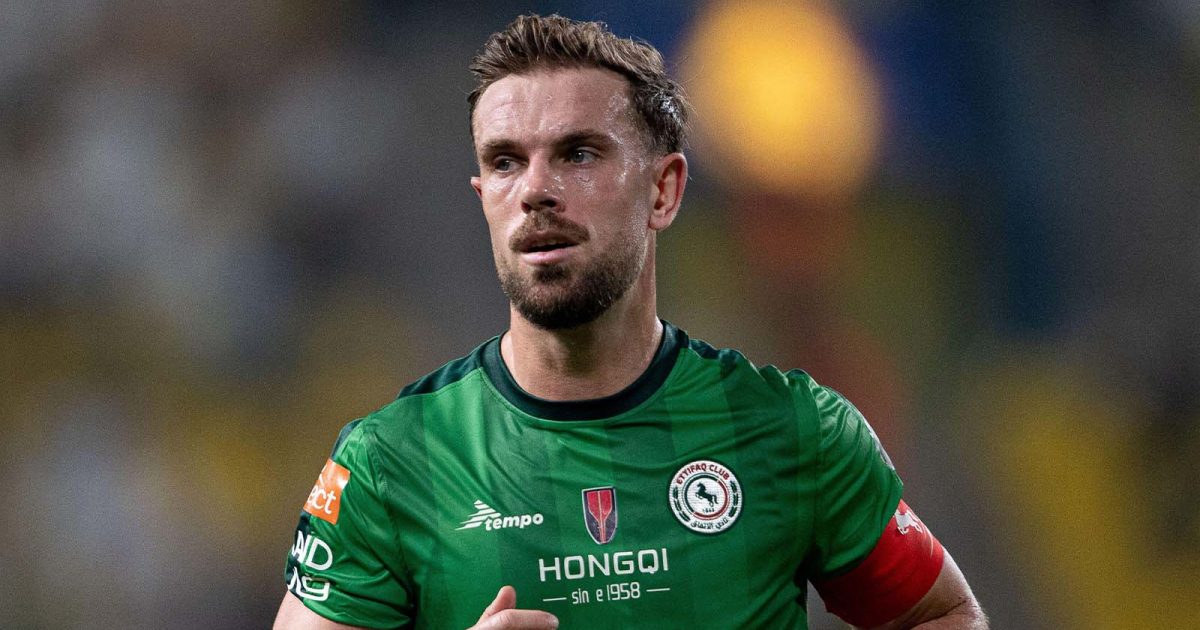 Jordan Henderson in action for Al Ettifaq