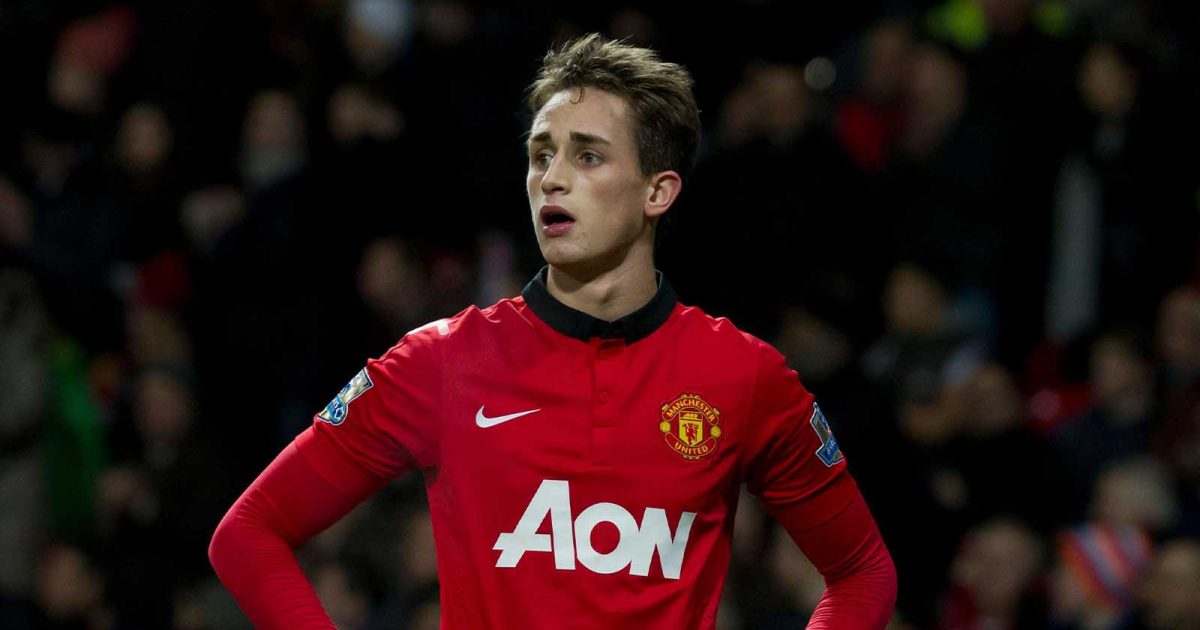 Adnan Januzaj in action for Man Utd in 2014
