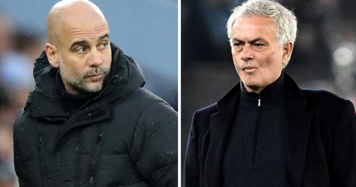 Pep Guardiola and Jose Mourinho