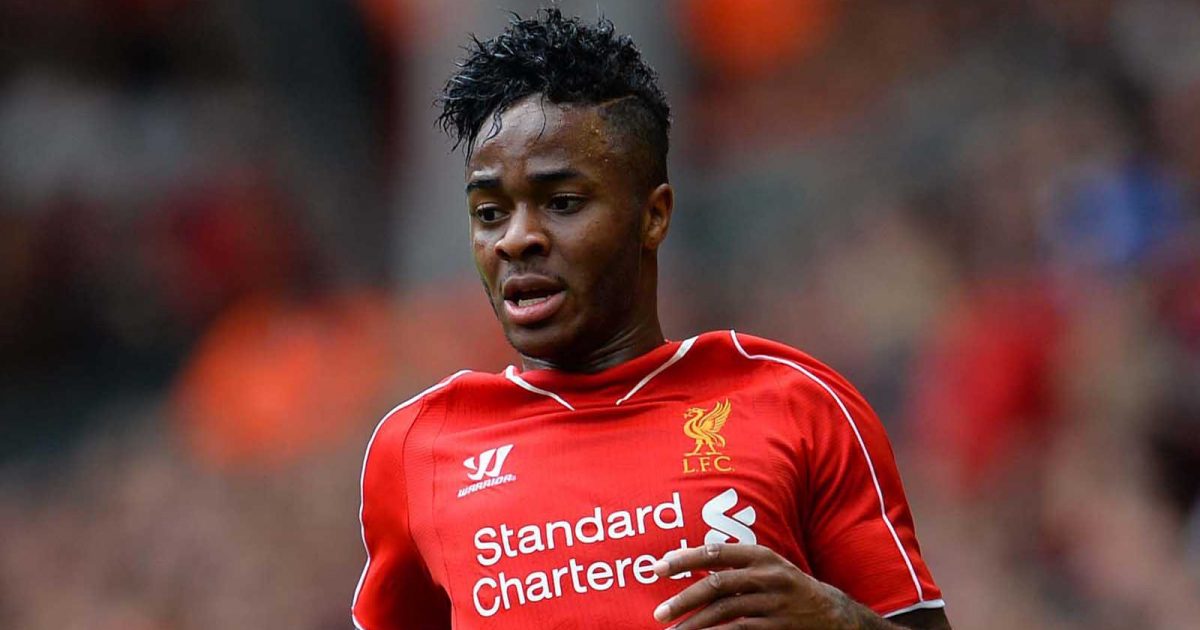 Raheem Sterling in action for Liverpool, 2014