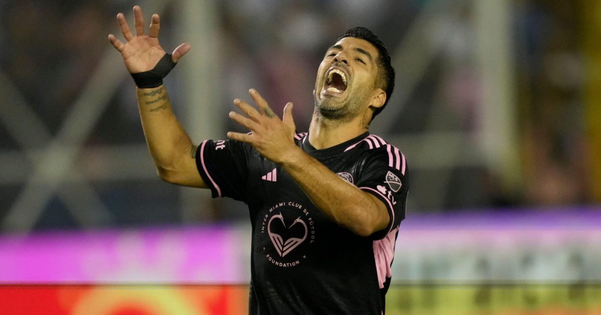 Luis Suarez in action for Inter Miami.