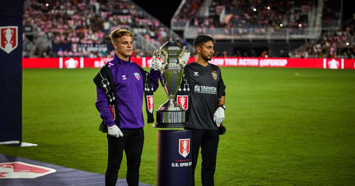 The US Open Cup ahead of the 2023 final.