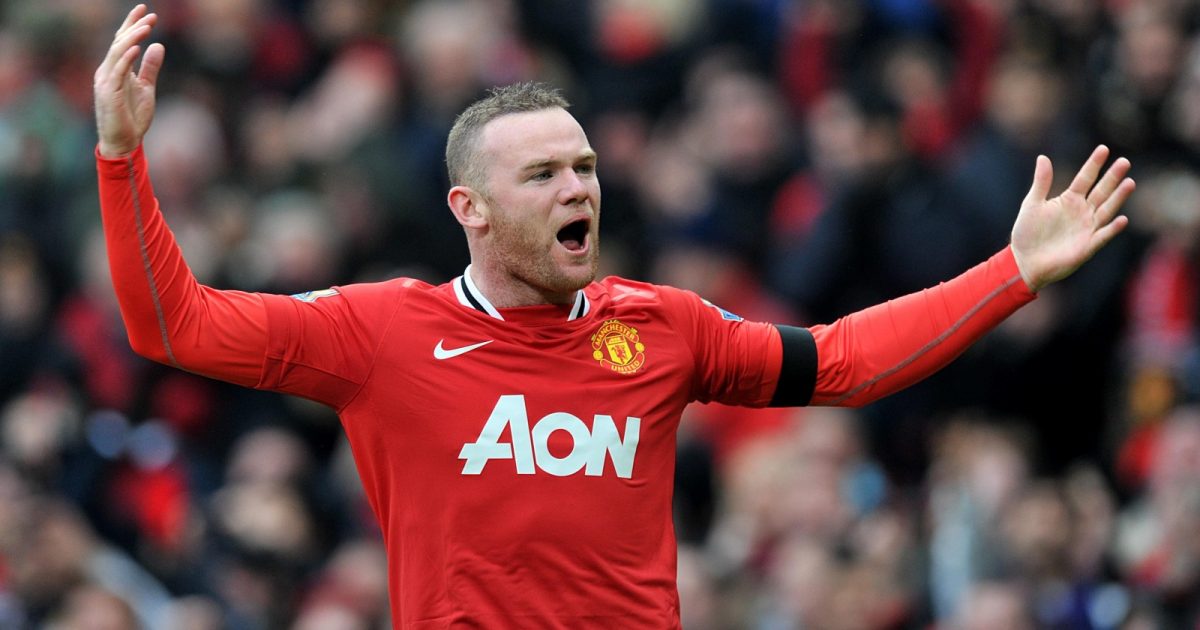 United's record goalscorer celebrates another strike against Liverpool.
