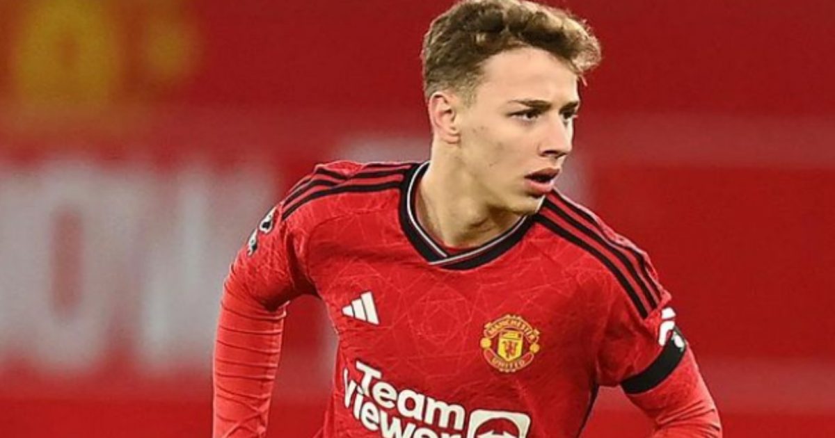 Amir Ibragimov in action for Manchester United (Credit: @amir_ibra7 Instagram)