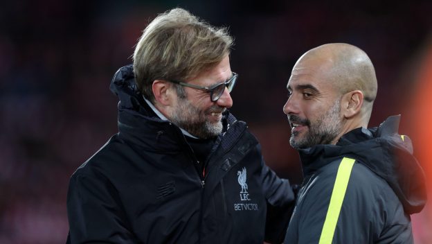 Two of the most successful Premier League managers of all-time before a match in 2016.