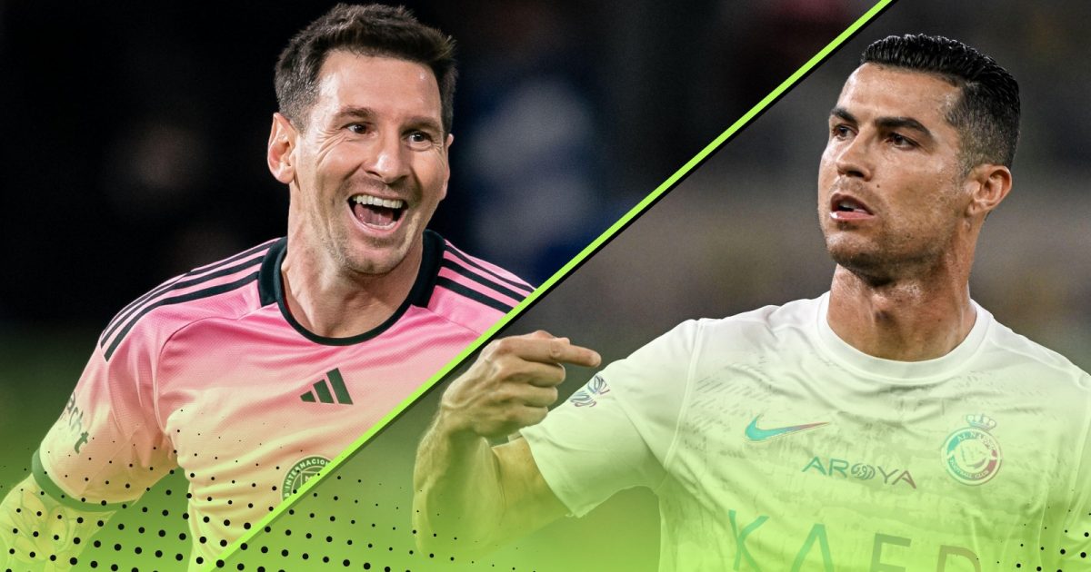 Lionel Messi Cristiano Ronaldo non-penalty goals records goalscoring compared