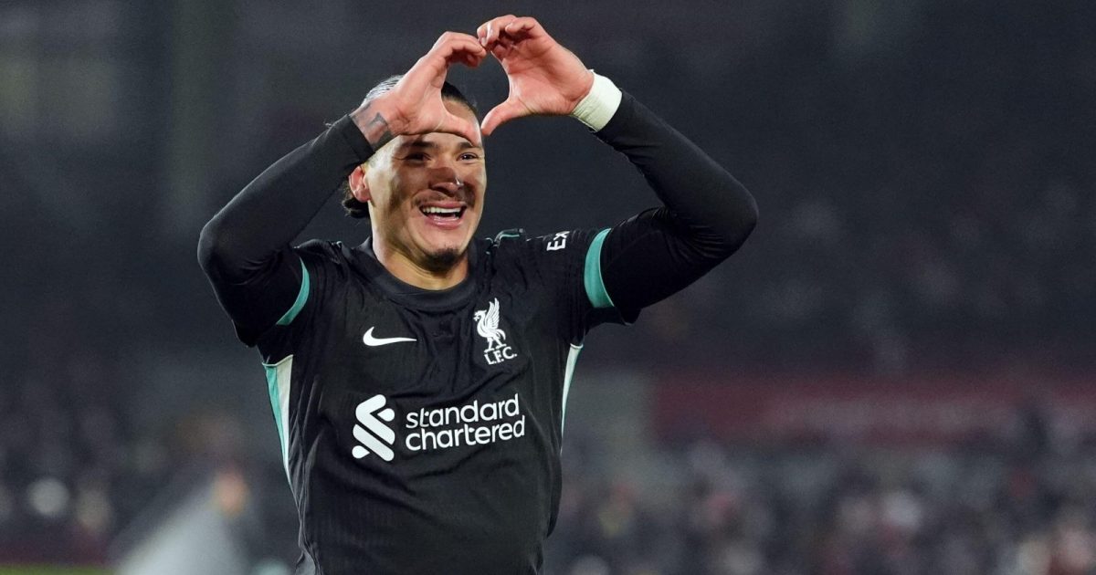 Nunez struck decisively against Brentford in January 2025.