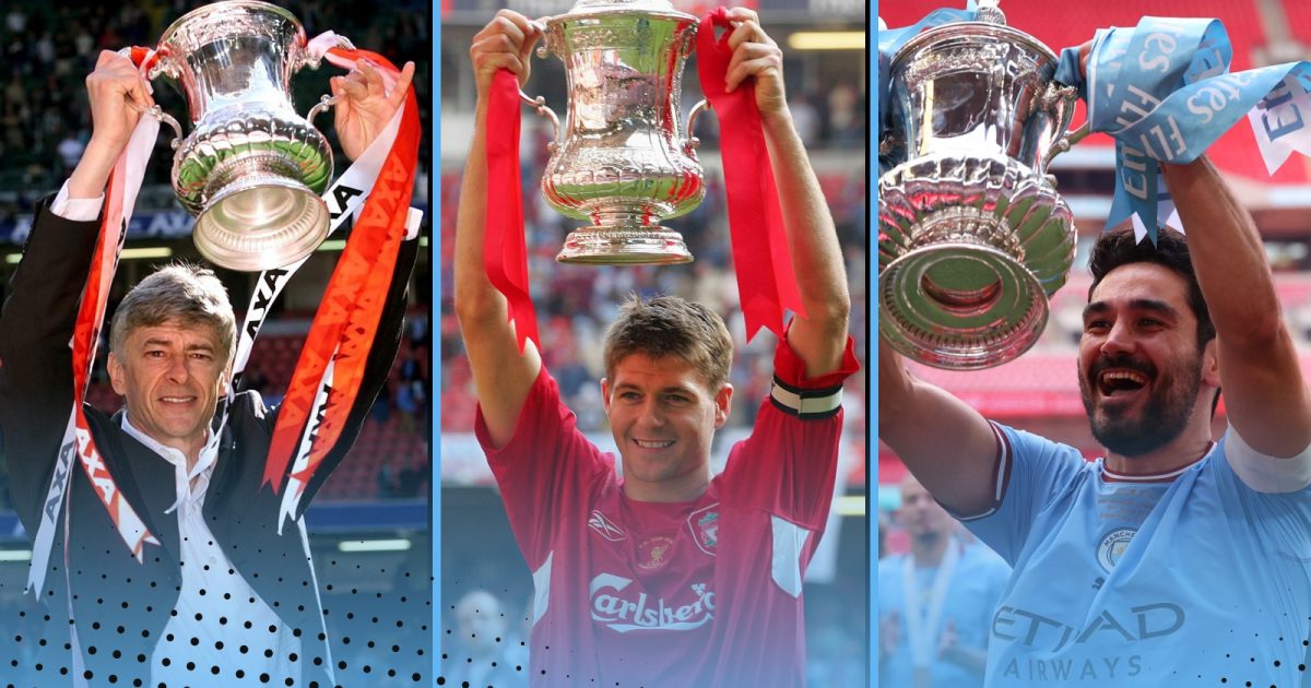 FA Cup Quiz featuring Arsene Wenger Steven Gerrard Ilkay Gundogan Manchester City Liverpool Arsenal